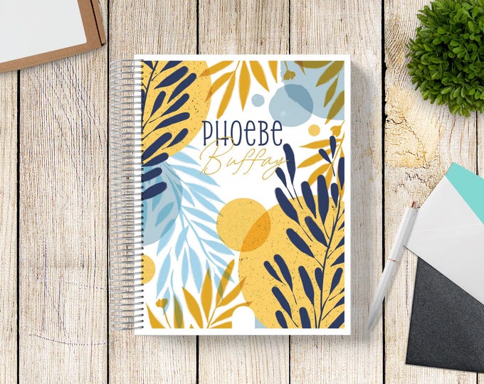 NEW! 2024-2025 Custom Monthly-Weekly Planner -- Modern Floral 3