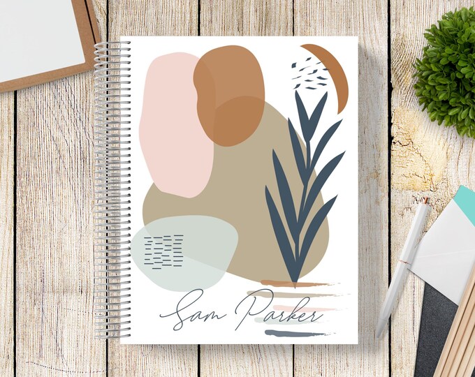 New! 2024-2025 Custom Monthly-Weekly Planner -- Desert Boho