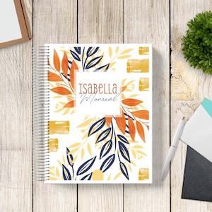 2025-2026 Custom Monthly-Weekly Planner -- Modern Floral 2
