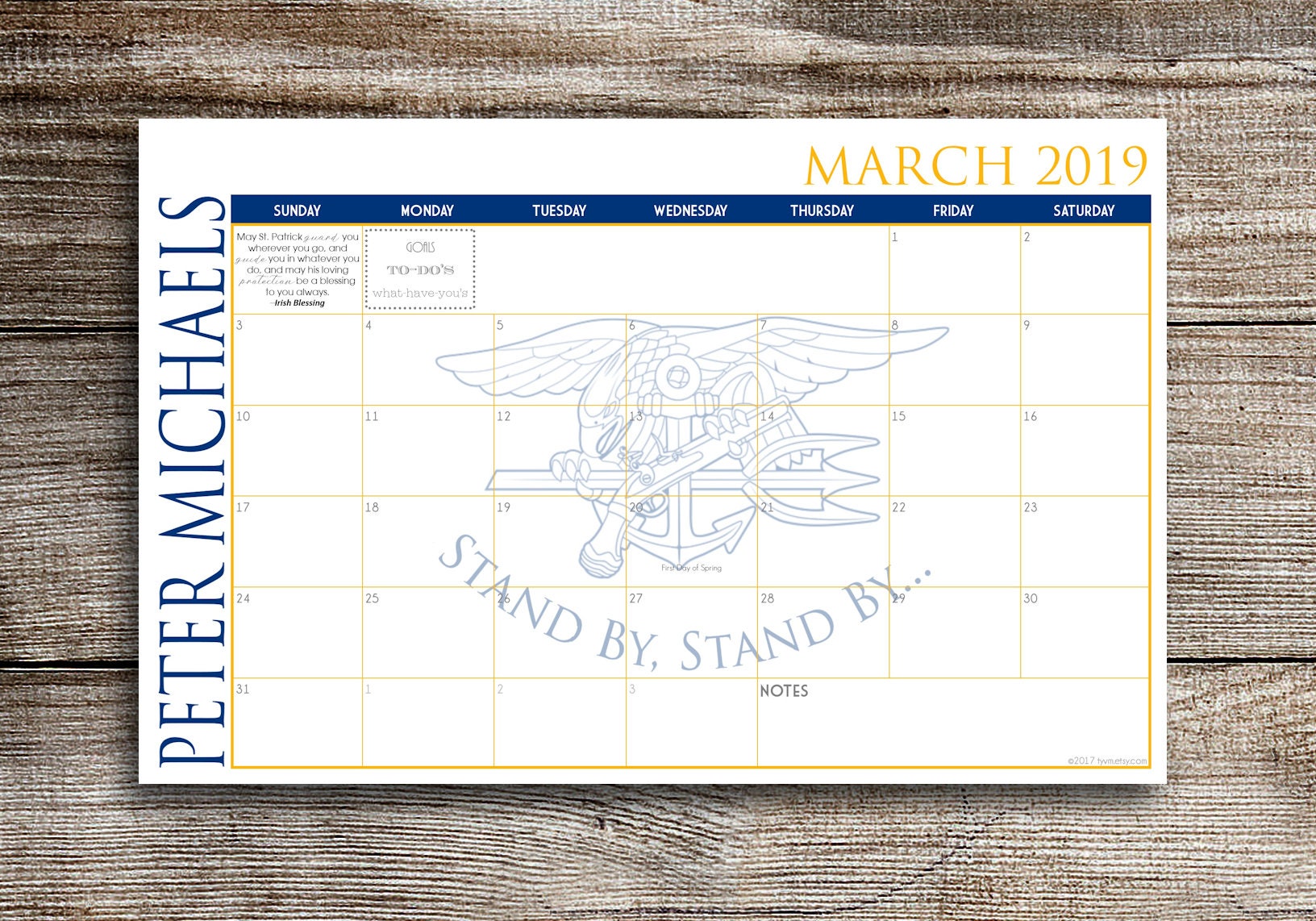 my navy assignment calendar
