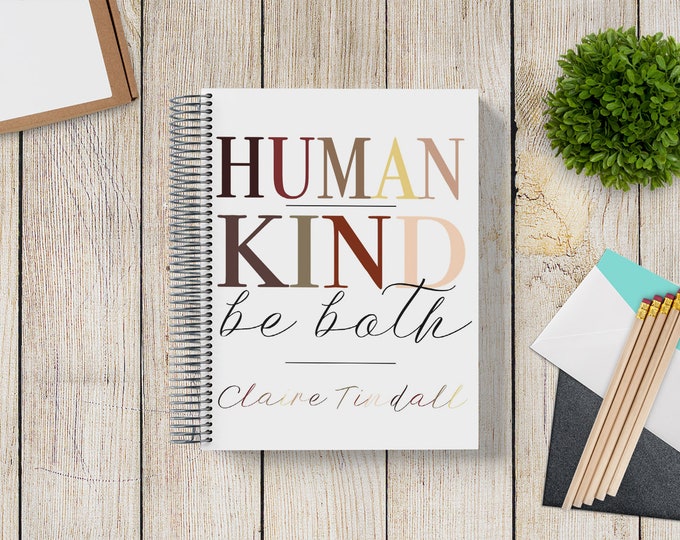 2023-2024 Custom MONTHLY Planner -- Human Kind Be Both