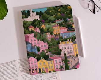 Colorful Town iPad Cover iPad Air Case Personalized iPad Cover iPad Pro 2025 13''/11'',iPad A16 11",iPad Air 5/6/7th,iPad Mini 4/5/6th Case