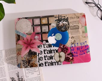 Retro Collage MacBook Case for MacBook Pro 16/15/14/13,Pro 14 A3434 M5,Air 13 A2337/A3240,Laptop Sleeve 2025 2024,M4 M3 M2,New Macbook Cover