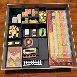 World Wonders - 3D Printed Board Game Organizer / Insert - Fits Mundo Wonders Expansion