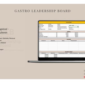 Event planning for gastronomy – Excel tool for banquet & event costs