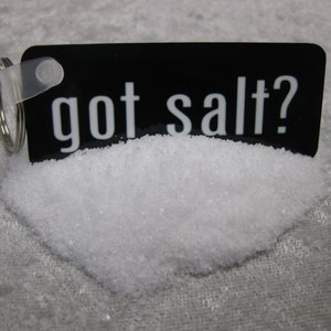 Got Salt? Supernatural TV series SINGLE-design keychain