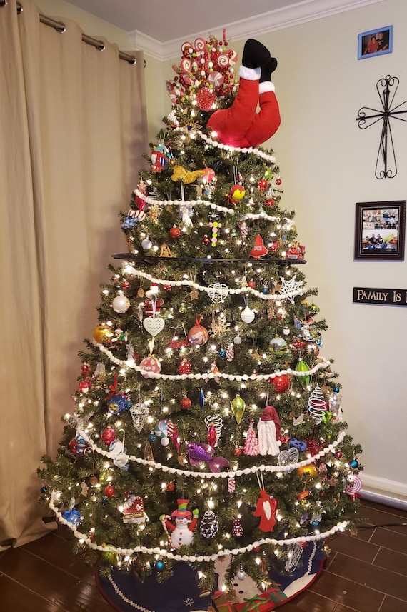 Made to Order Christmas Tree Popcorn Garland-10-ft-crochet - Etsy