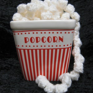 Auf Bestellung - Weihnachtsbaum Popcorn Girlande-3 m-Häkeln