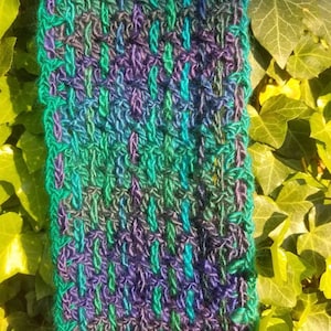 Custom Woven-Crochet Scarf in color of your choice - Made to Order