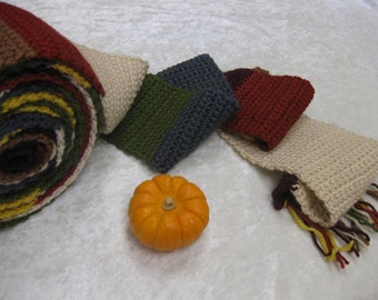 Made to Order - HALF-sized scarf Tom Baker Who-vian