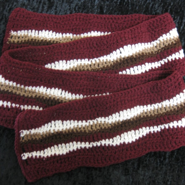 Made to Order for Bacon Scarf crocheted 6 feet long