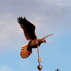 Made To Order Copper Eagle Rooftop Weathervane