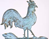 Copper Rooster Weathervane for Home Garden or rooftop