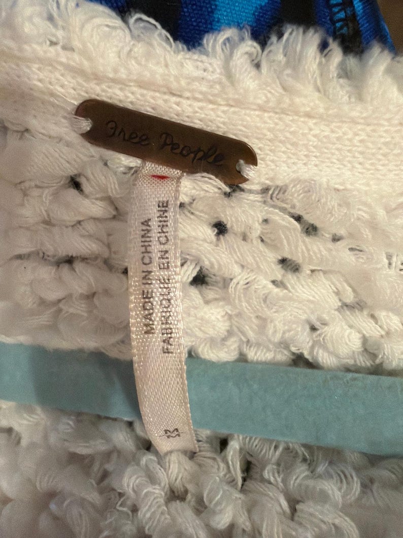 Free People Ivory Bell Sleeve Sweater Soft Slouchy Comfort Pullover Size S/M CreamCoastal image 3
