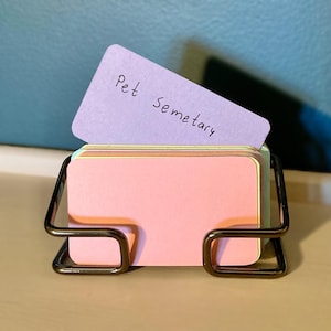 Juego de tarjetas y soporte TBR