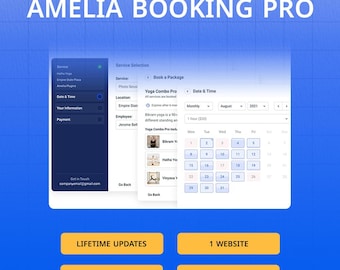 Amelia Booking Pro – Lifetime Official License Activation for WordPress