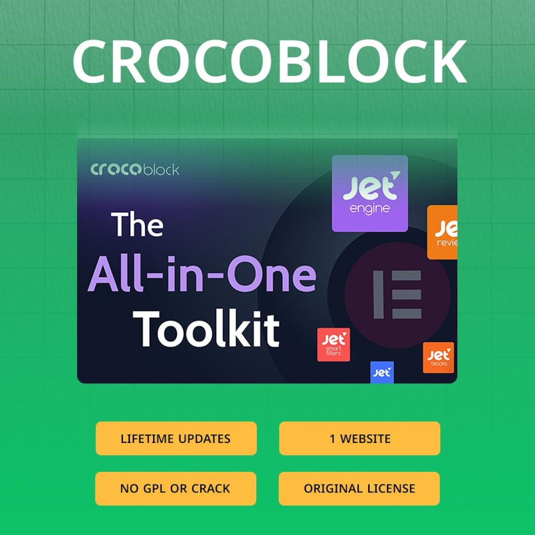Crocoblock Lifetime License – Full Jetplugins Suite for Wordpress ...