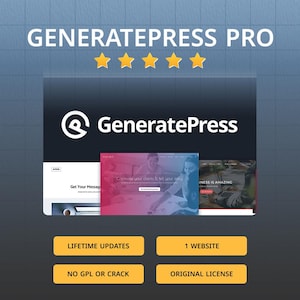 GeneratePress Pro 生涯ライセンスのアクティベーション | 公式＆安全 | WordPressテーマ