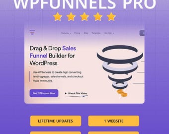 WPFunnels Pro / Attivazione della licenza a vita / WordPress Funnel Builder
