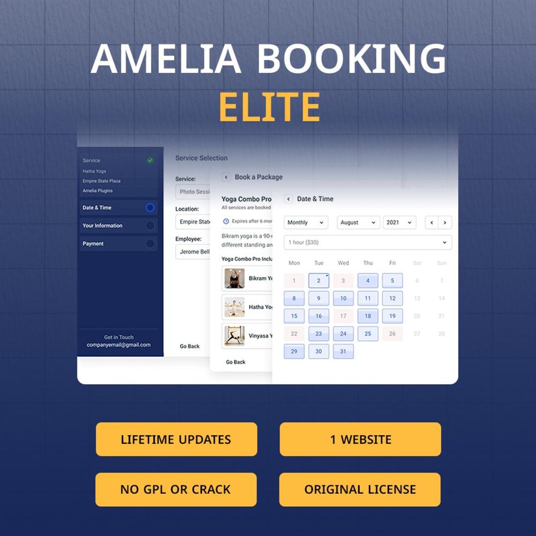 Amelia Booking Elite – Official License Activation | Wordpress ...