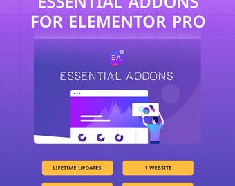 Essential Addons Pro for Elementor – Official License Activation for WordPress