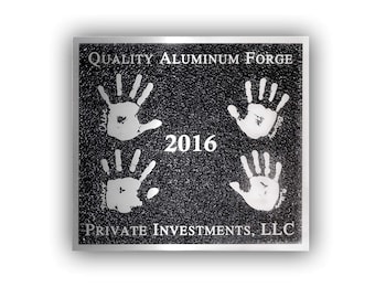 Cast Aluminum Dedication or Memorial Plaque - Sign - Award