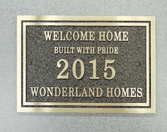 Custom Cast BRONZE plaque