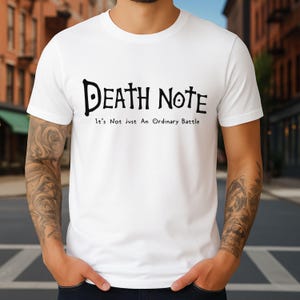 Death Note Anime Shirt, Dark Humor Graphic Tee, Es ist nicht nur ein gewöhnliches Kampfshirt, Weirdcore Gore Horror Geschenk T-Shirt, Ironisches T-Shirt