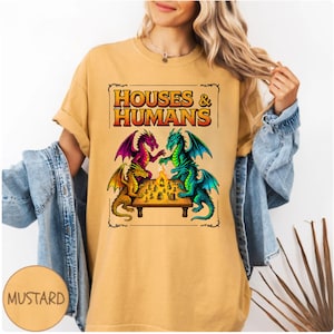 Houses and Humans D&D T-Shirt: Vintage 90s Gamer Graphic Tee