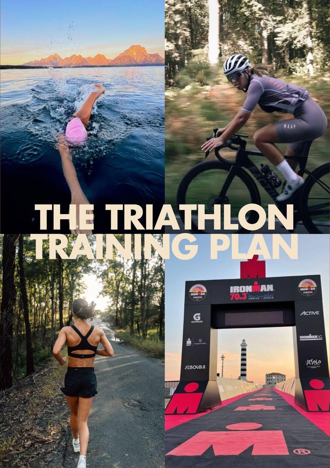 Trithlon Program Easy Triathlon Training Plan Womens Specific – 8 Week Beginner Program - Etsy