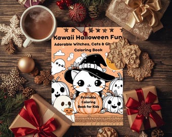 Halloween Coloring Pages for Kids | Kawaii PDF
