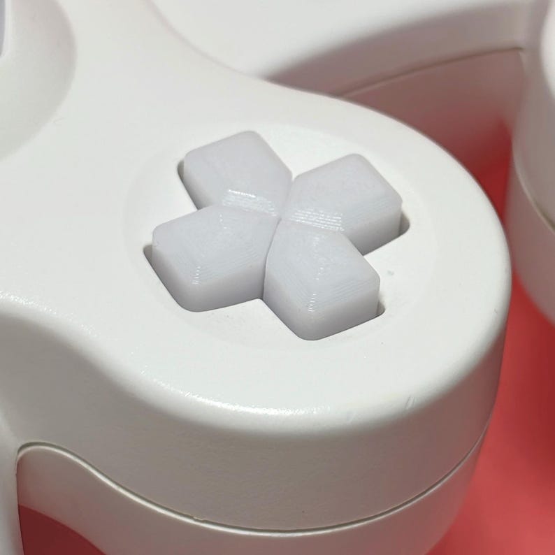 Split D-pad (GameCube Controller) White PETG