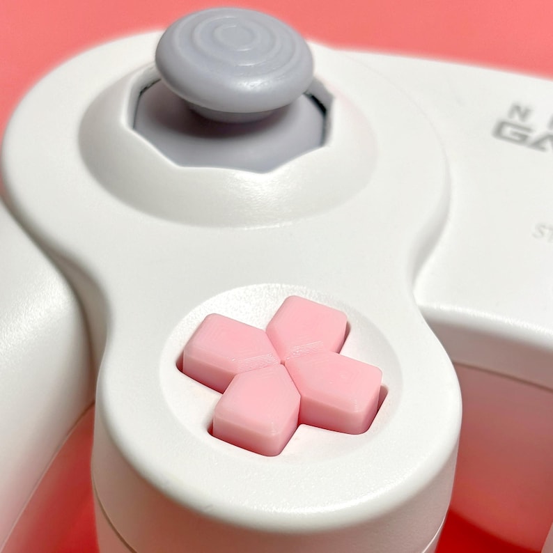 Split D-pad (GameCube Controller) Pink PETG