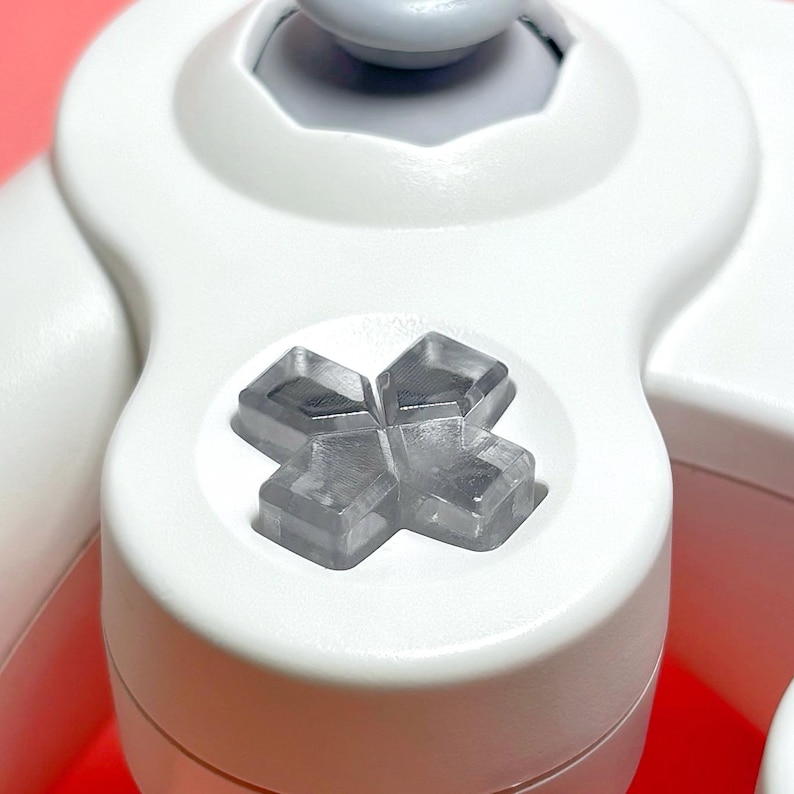 Split D-pad (GameCube Controller) Premium Resin Clear