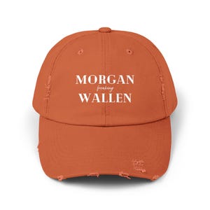 MORGAN WALLEN Distressed Cap, Trendy Hat for Country Music Lovers, Unisex Concert Apparel