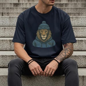 DETROIT FOOTBALL &quot;Spirit Animal&quot; Lions Mascot Unisex T-Shirt