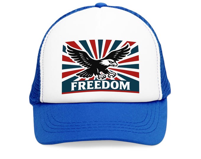 Trucker Hat 4th of July Adjustable Freedom Cap Patriotic Unisex Festival Hat for Summer Outdoor Patriots Gift