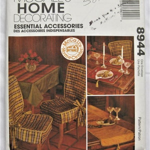 McCall&#39;s Home Decorating Pattern 8944 Essential Accessories