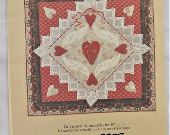 Wallflower Designs Victoria's Valentine Quilt Pattern 503