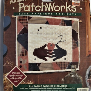 Bucilla's PatchWorks Easy Applique Projects Kit  #41148 "If Only ...."