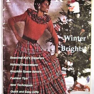 Fashion Knits for Keyplate Knitters Winter 1988
