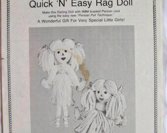 Craft Pattern NHC/15 Quick 'N' Easy Rag Doll
