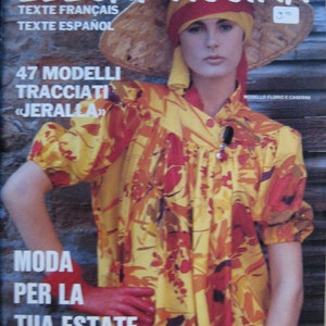 Elegantissima No. 68 Italian Sewing Pattern Magazine April 1986