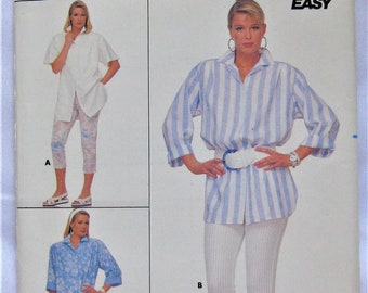 Butterick Pattern 3819 Family Circle Collection Misses' Shirt and Pants Sizes P-S-M