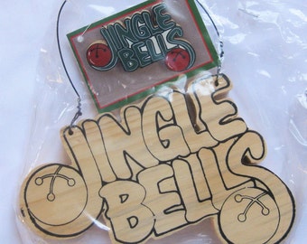 Wood Unpainted Jingle Bells 6 1/2" CW1699K