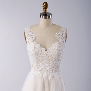 Sleeveless boho wedding dress lace wedding dress bridal gown lace bridal dress lace bridal gown lace wedding gown lace dress wedding