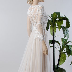lace wedding dress long sleeve wedding dress bridal gown lace bridal dress lace bridal gown lace wedding gown lace dress wedding image 5
