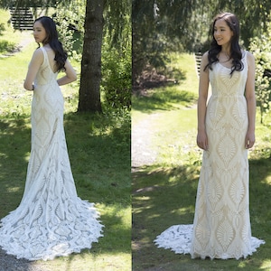 Boho Brautkleid Spitze Hochzeitskleid ärmellose Boho Brautkleid Spitze Brautkleider Spitze Hochzeitskleid