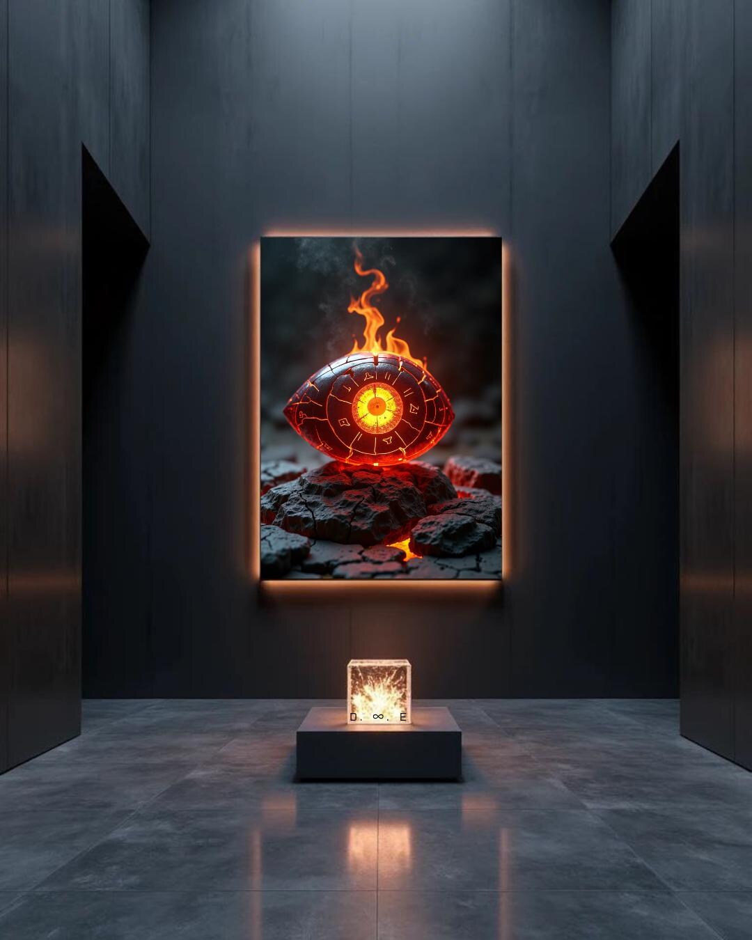 ENKI Flow Ember Core: Sacred Relic Poster, Sound & Ritual (digital ...