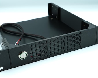 10 zoll 1U Server case – Mini-ITX, Pico-psu, front/rear rack mount, PETG – Compact PC case